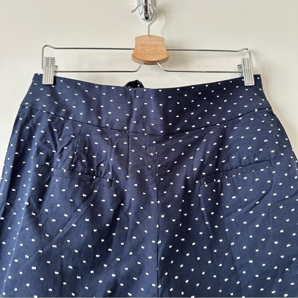 J.crew-high Rise Tie Waist Shorts in Clip Dot (Size:14) - Picture 7 of 10